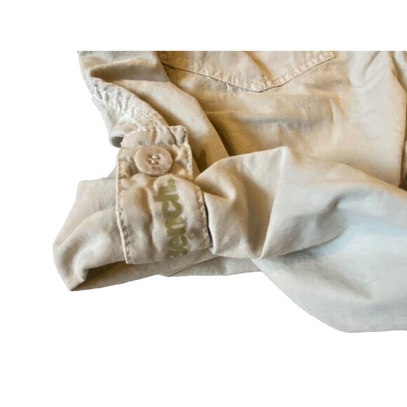 BENCH Shorts Womens 27 Small Beige Chino Bermuda Cotton Casual Adjustable Length - Picture 5 of 9